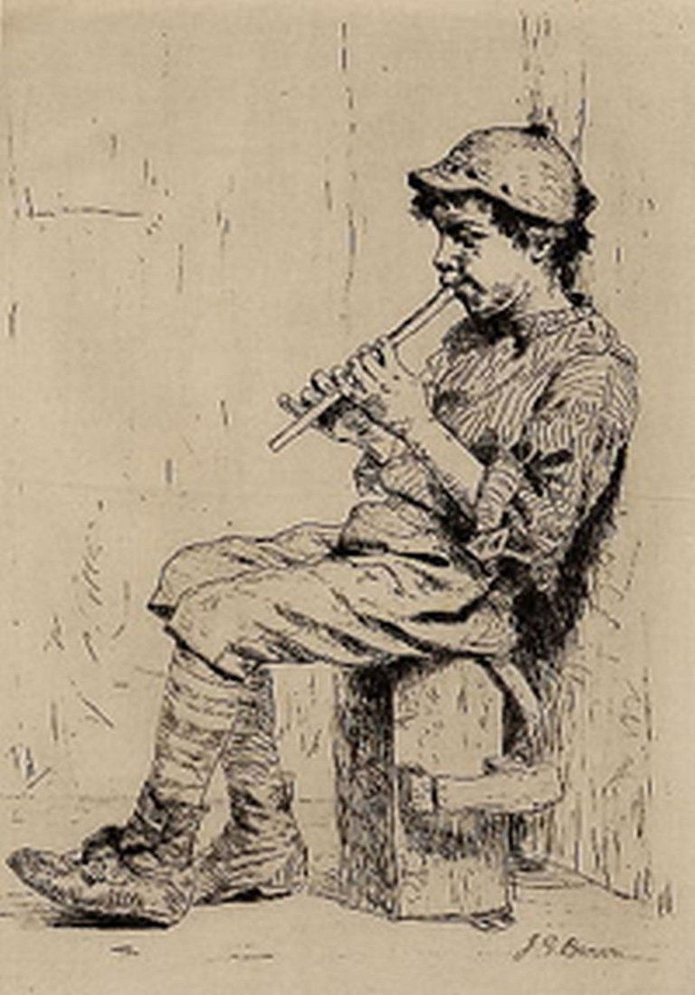 John G. Brown, Business Neglected, 1884 (1 of 1)