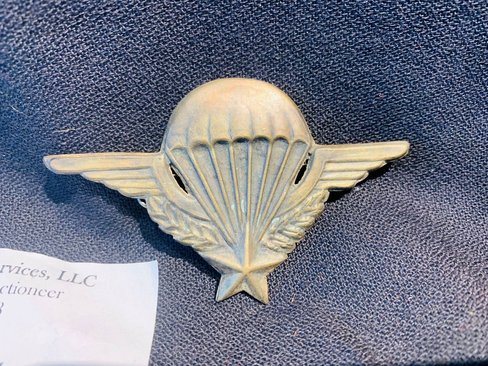 WWII French Paratrooper Badge: WWII French Paratrooper Badge