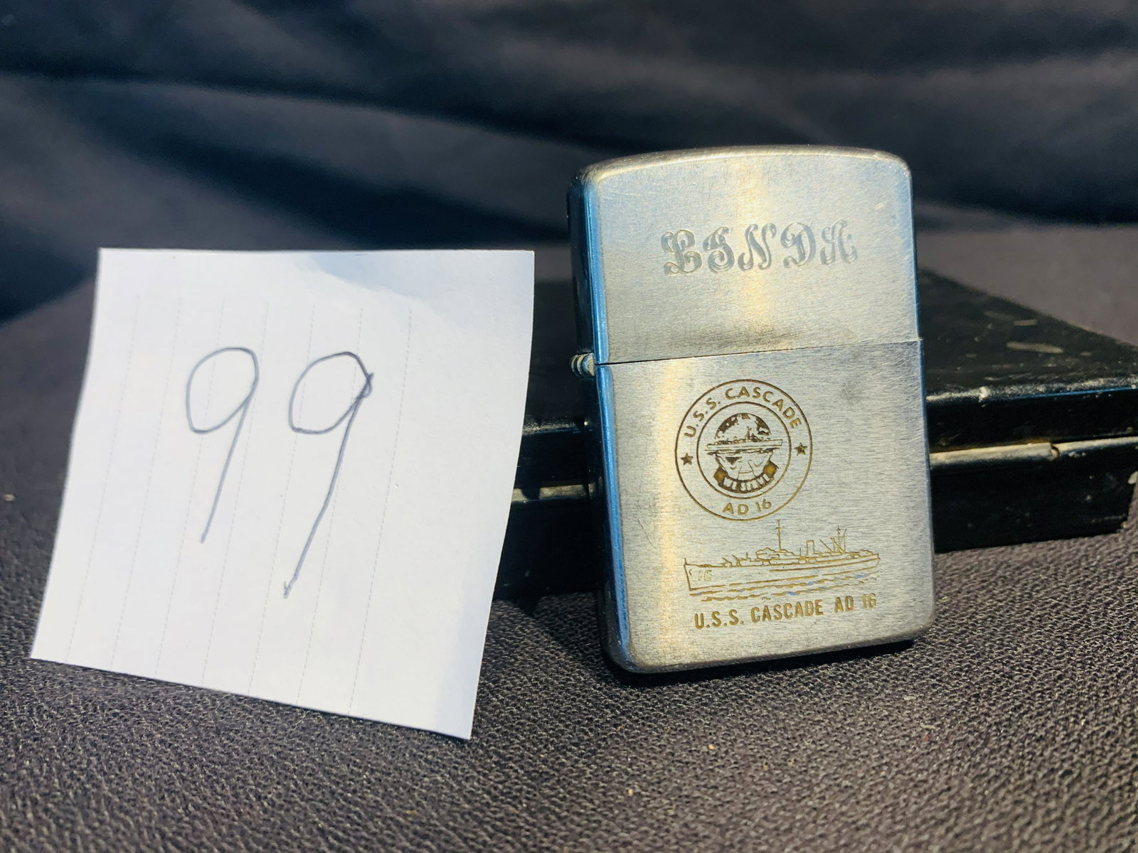ZIPPO Lighter USS Cascade AD 16: ZIPPO Lighter USS Cascade AD 16