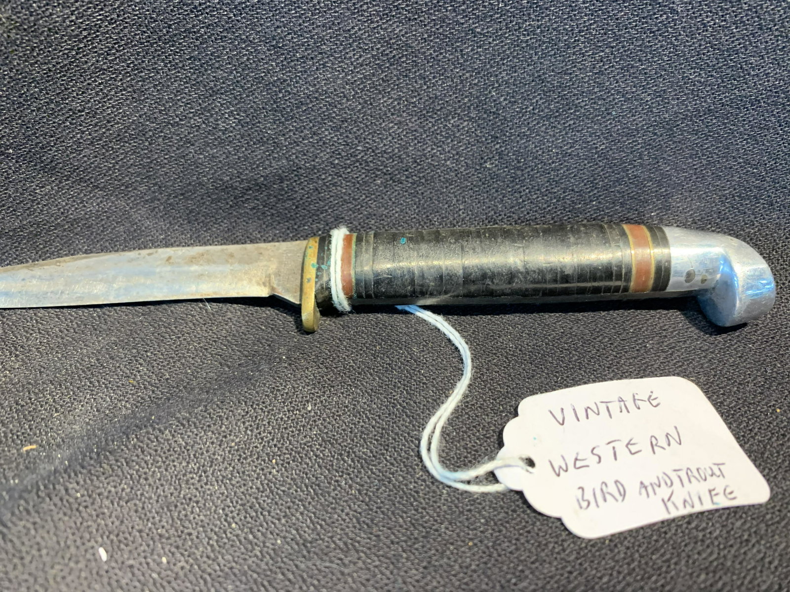vintage antique Western Bird and Trout Knife: vintage antique Western Bird and Trout Knife