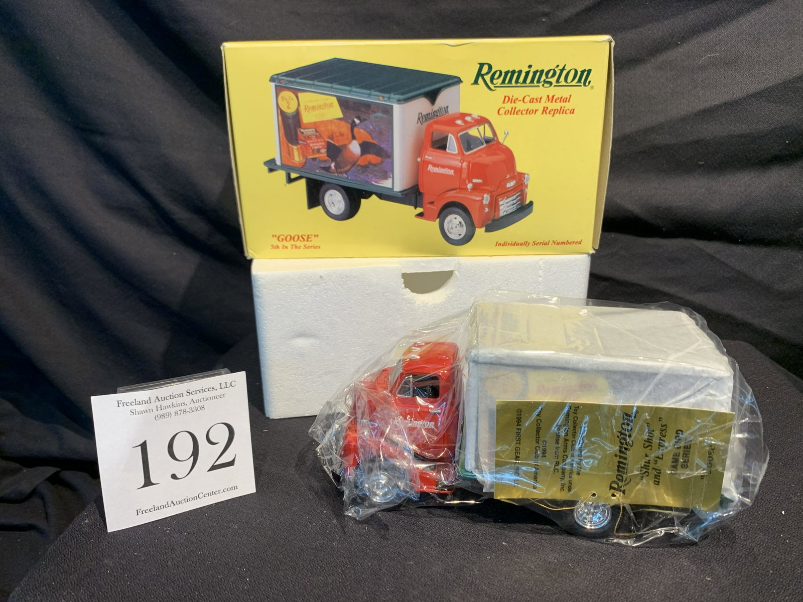 original REMINGTON Die Cast metal collector replica: original REMINGTON Die Cast metal collector replica GOOSE in original box