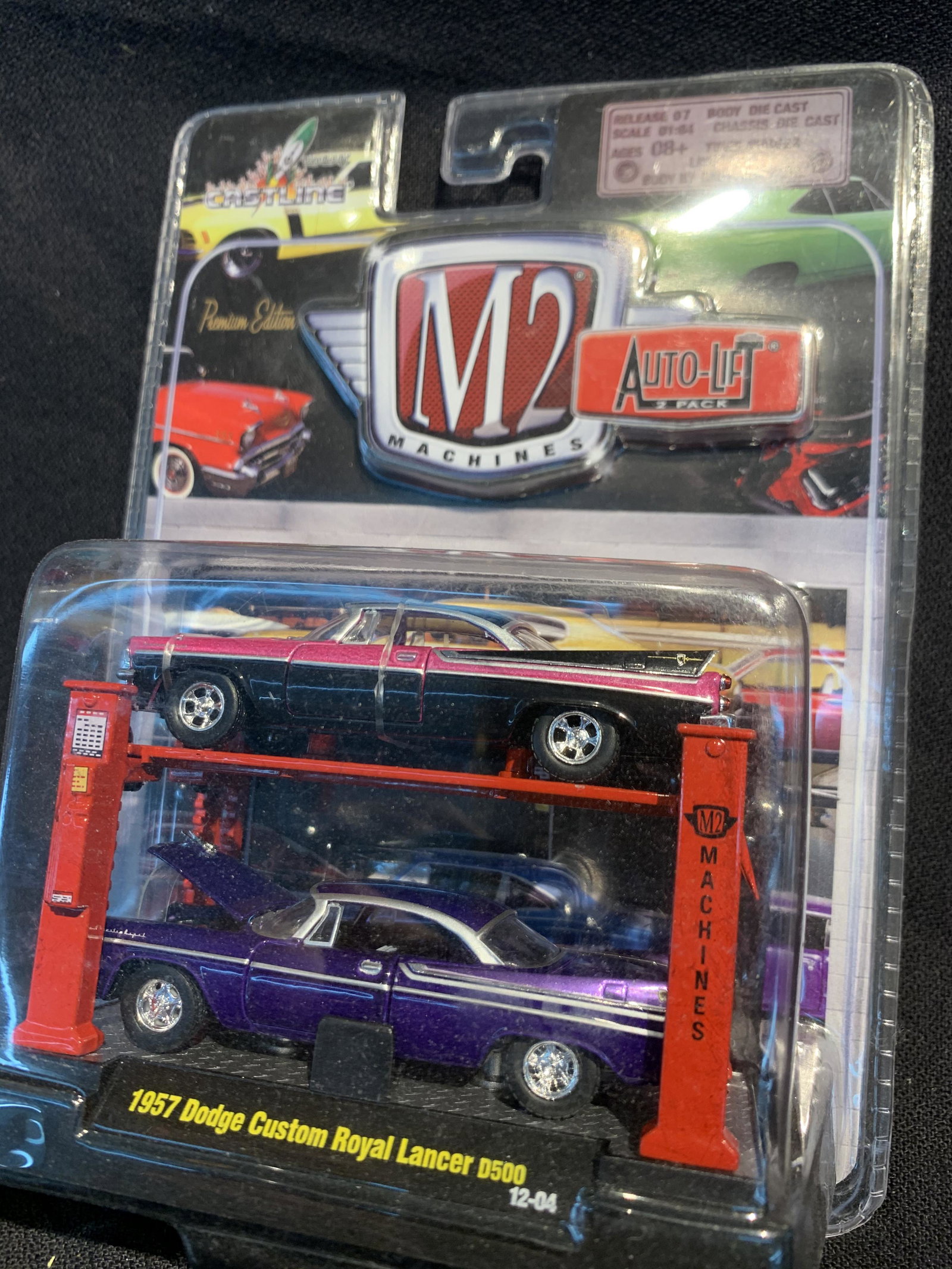 M2 Machines 1957 DODGE Custom Royal Lancer cars D500: M2 Machines 1957 DODGE Custom Royal Lancer cars D500