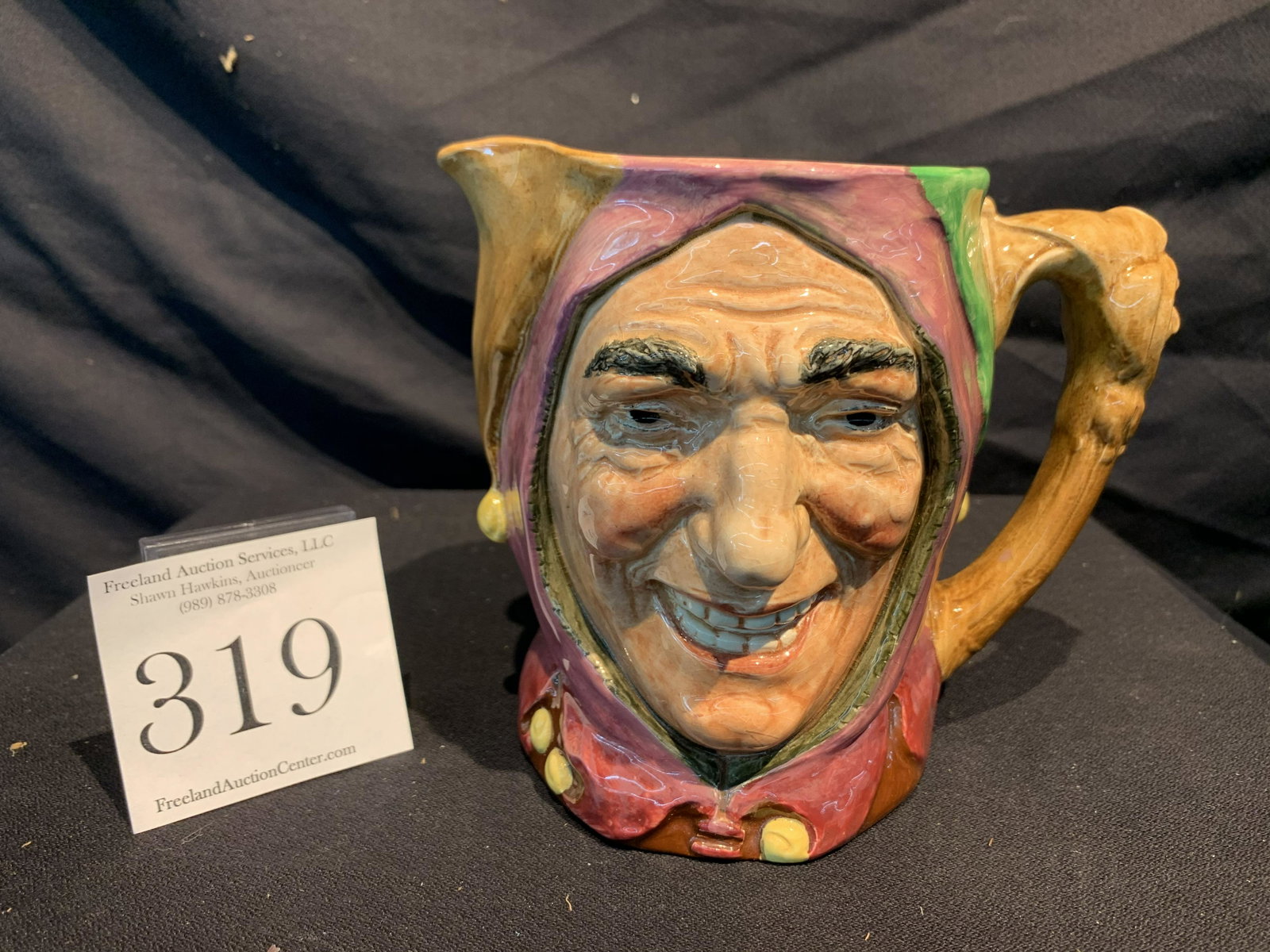 antique Royal Doulton TOUCHSTONE Toby mug: antique Royal Doulton TOUCHSTONE Toby mug