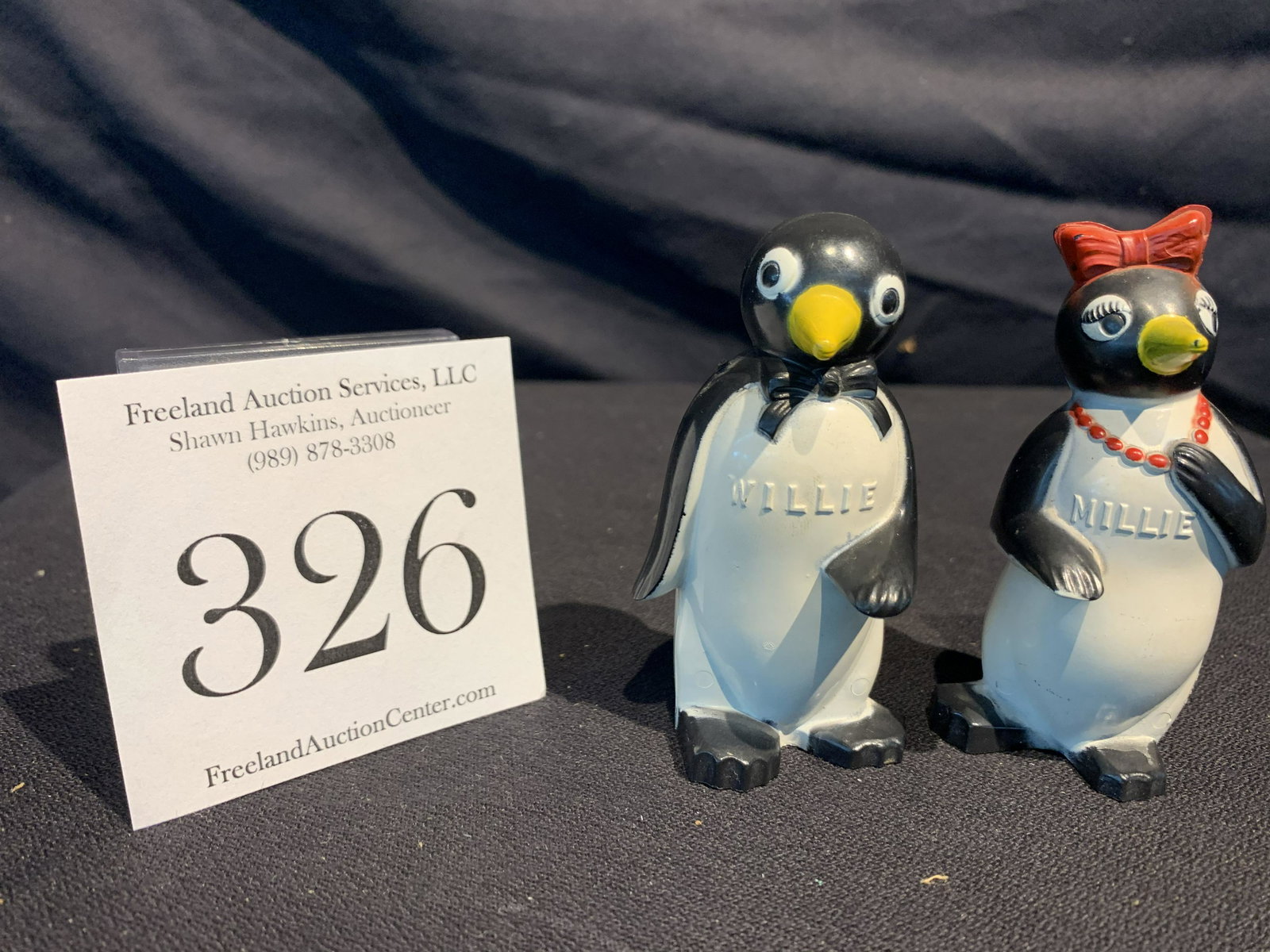 rare 1950s Cigarettes Promo WILLIE & MILLE Salt and: rare 1950s Cigarettes Promo WILLIE & MILLE Salt and Pepper Shaker Set