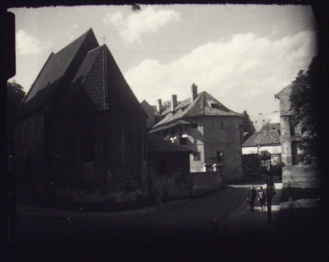 JOSEF SUDEK Houses & Street PRAGUE 1960s signed (1 of 3)
