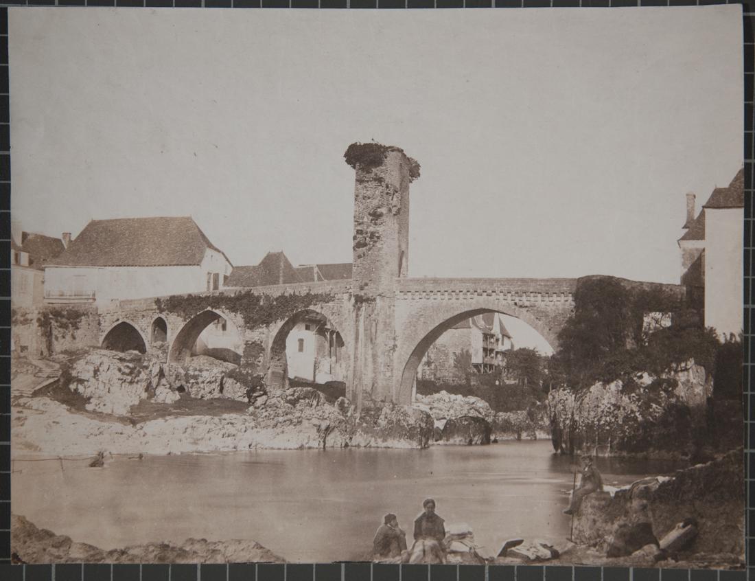 HEILMANN salt print montage people aqueduct 1850s (1 of 2)