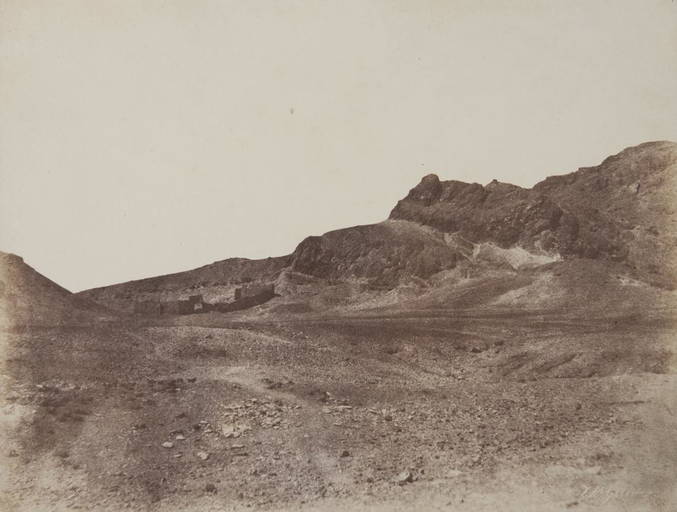 J.b. Greene Mountains Near Thebes [egypt] 1854