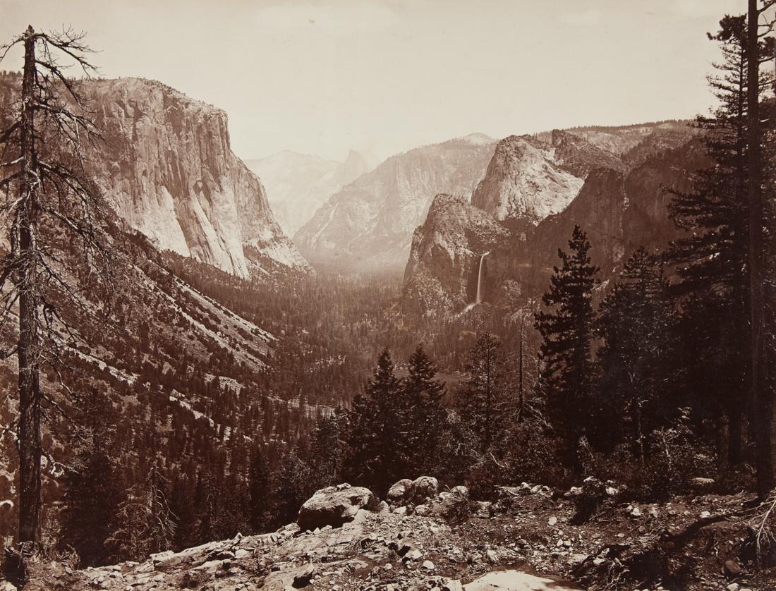 WATKINS Yosemite Valley rich Mammoth Albumen 1866 (1 of 3)