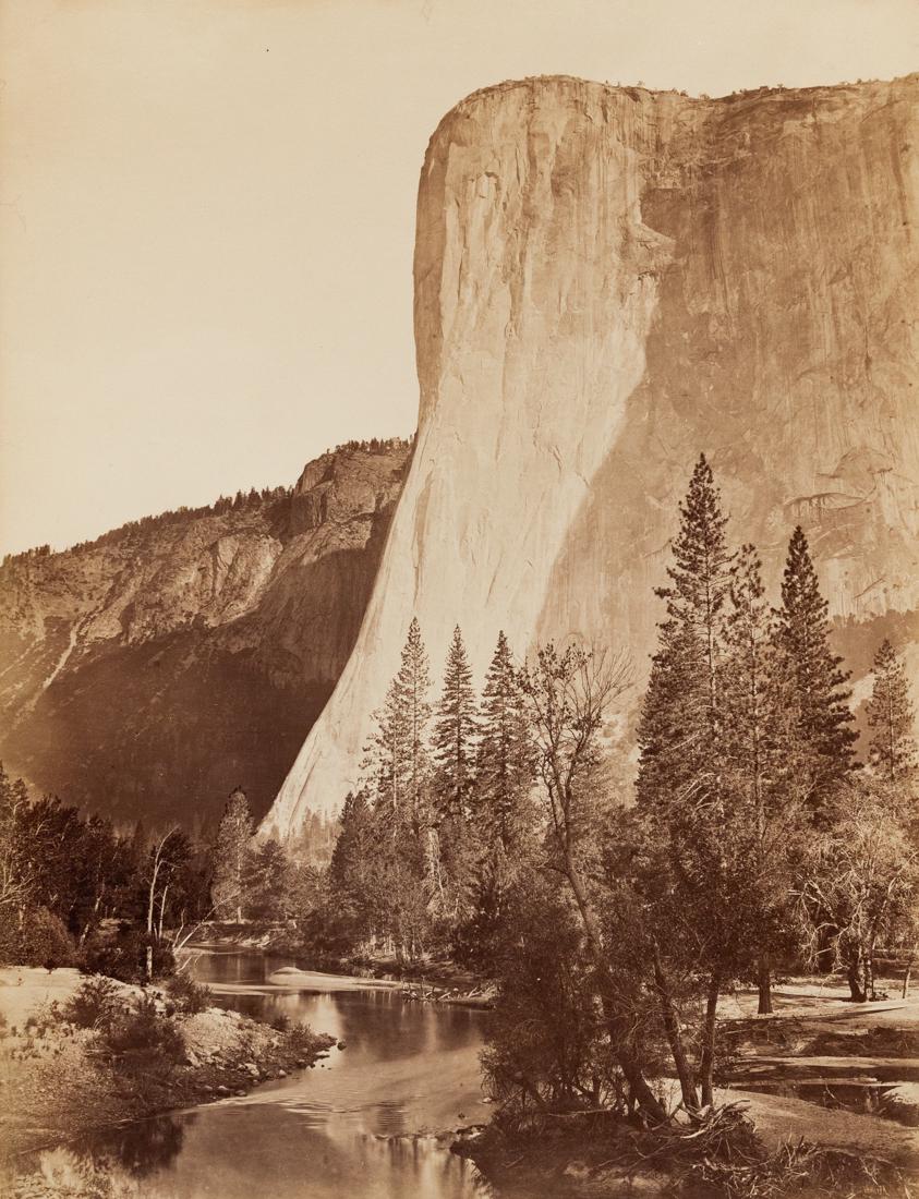 WATKINS Mammoth print El Capitan, Yosemite 1867 (1 of 3)