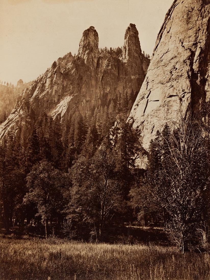 WATKINS Mammoth View Cathedral Spires 1866 (1 of 3)