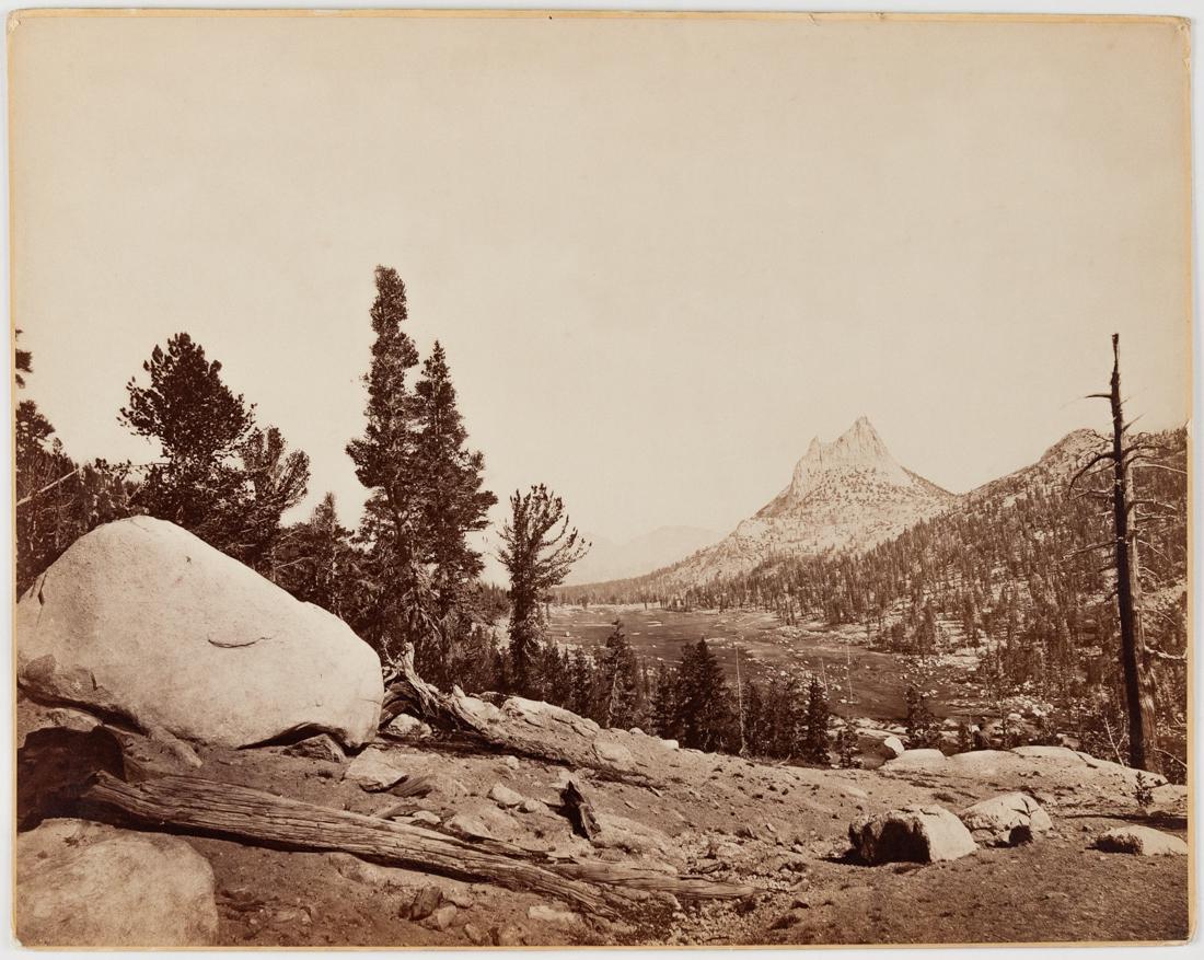 Rare MUYBRIDGE Mammoth albumen Yosemite 1872 (1 of 2)