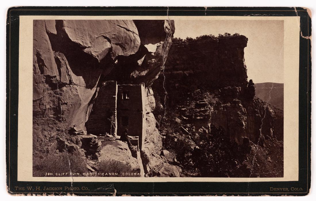 W H JACKSON Cliff Ruin at Mesa Verde 1874 (1 of 2)