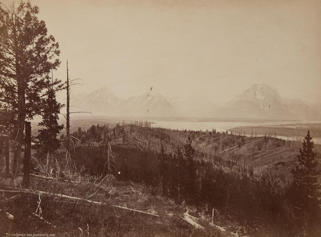 W H JACKSON famous view of TETONS 1972 (1 of 3)