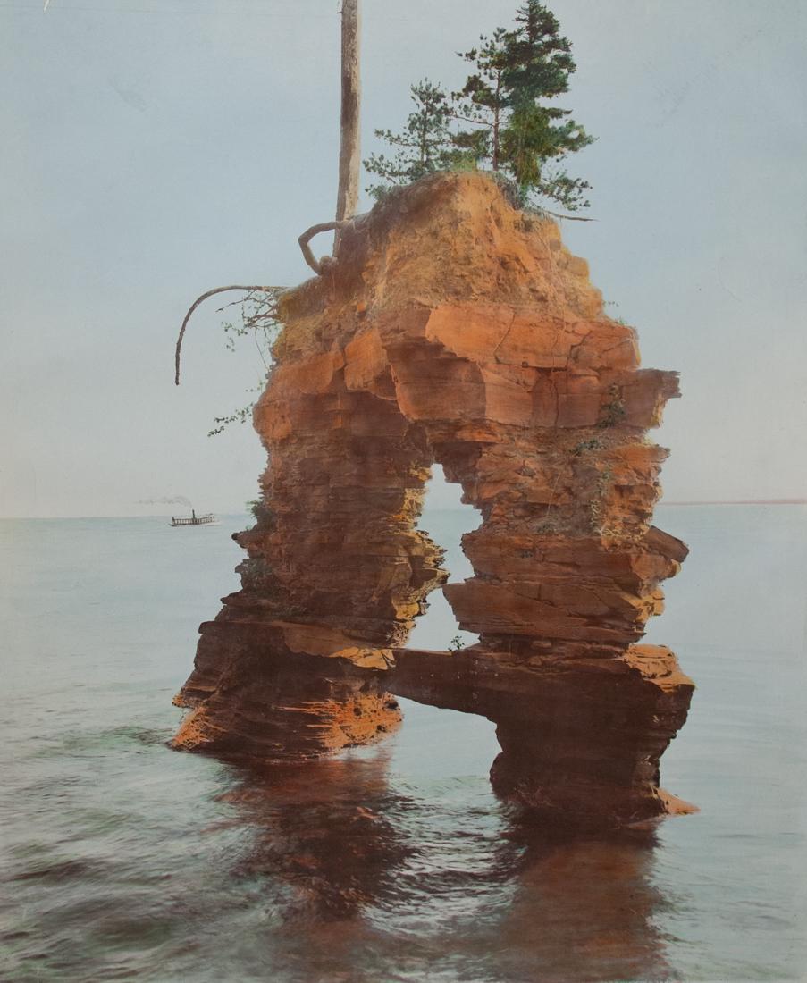 W H JACKSON Lake Superior Wis 1898 Color (1 of 3)