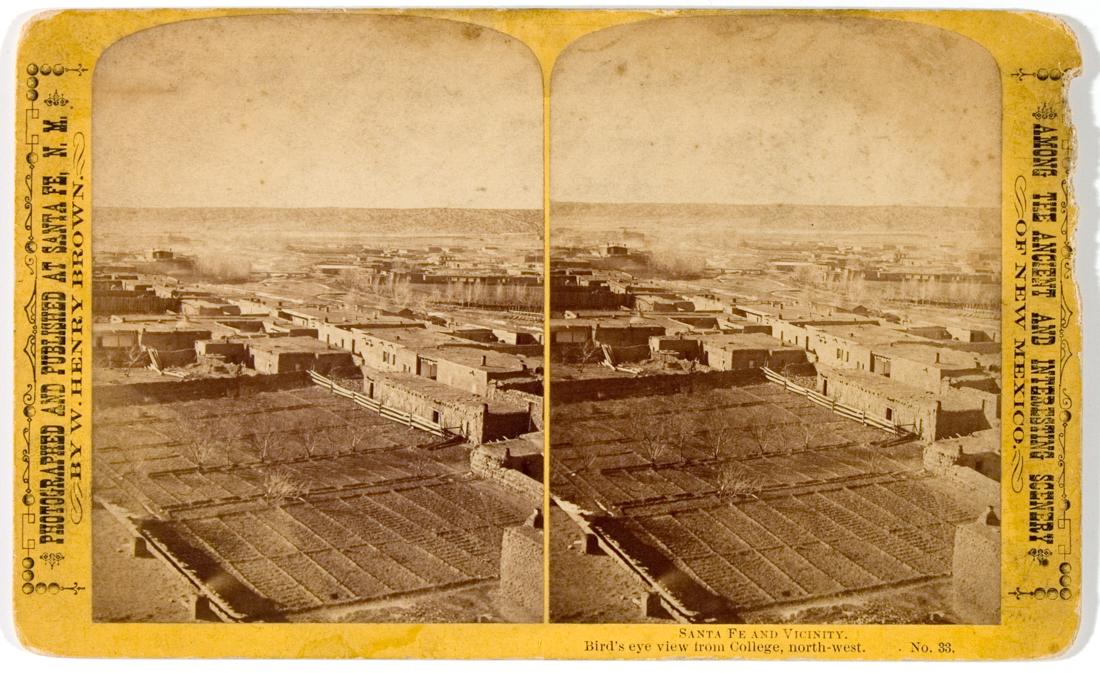 3 BIRDS EYE PANORAMIC SANTA FE 1882 &1900 (1 of 6)