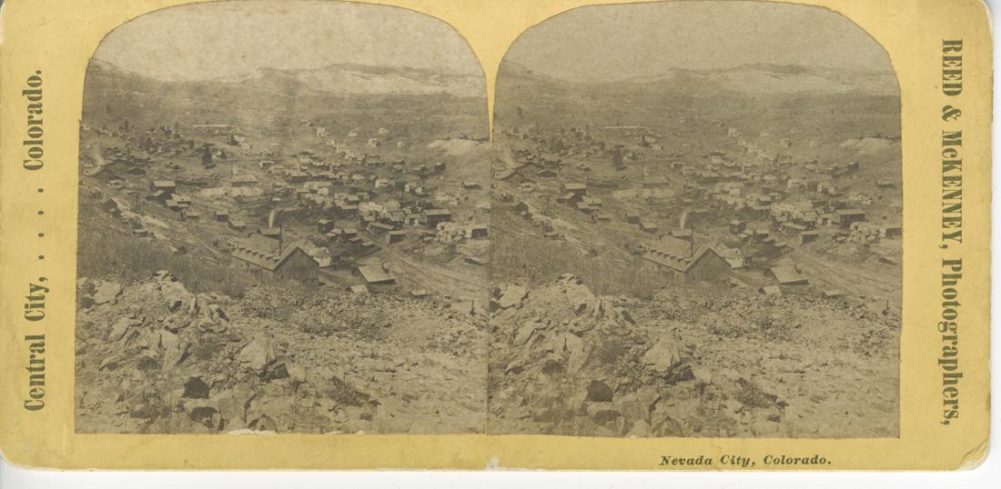 2 1872 COLORADO MINING stereo views Americana (1 of 4)