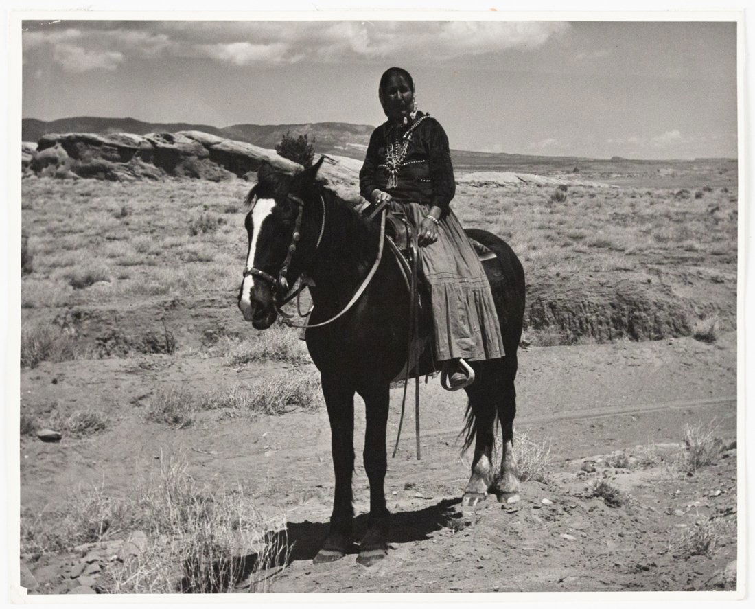 2 prints NAVAJO RED ROCK TRADING POST 1950s (1 of 4)