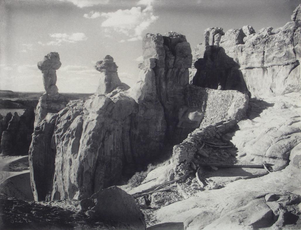 VROMAN HORSE TRAIL ACOMA, NM 1899 luminescent (1 of 3)