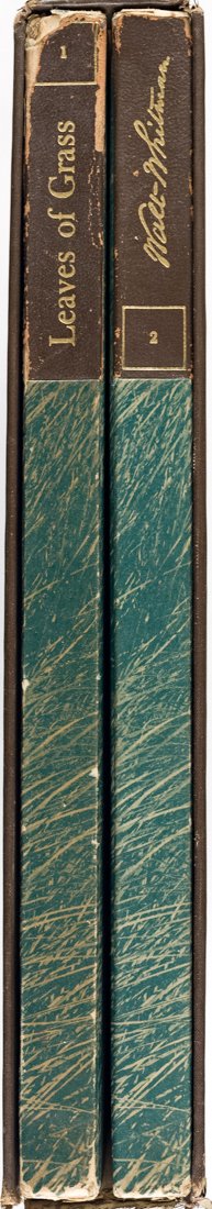LEAVES OF GRASS Edward Weston Illustrations: WALT WHITMAN Leaves of Grass(ILLUSTRATIONS BY EDWARD WESTON) Limited Editions Club, New York, 1942. Cloth. Condition: Near Fine. Edward Weston (illustrator). 1st of This Edition. Two volumes in green 