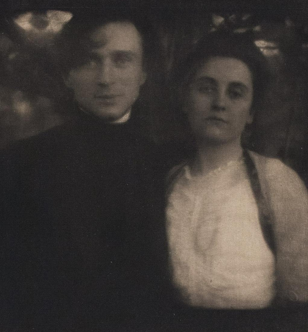 EDWARD STEICHEN Mr & Mrs Steichen 1906 (1 of 3)