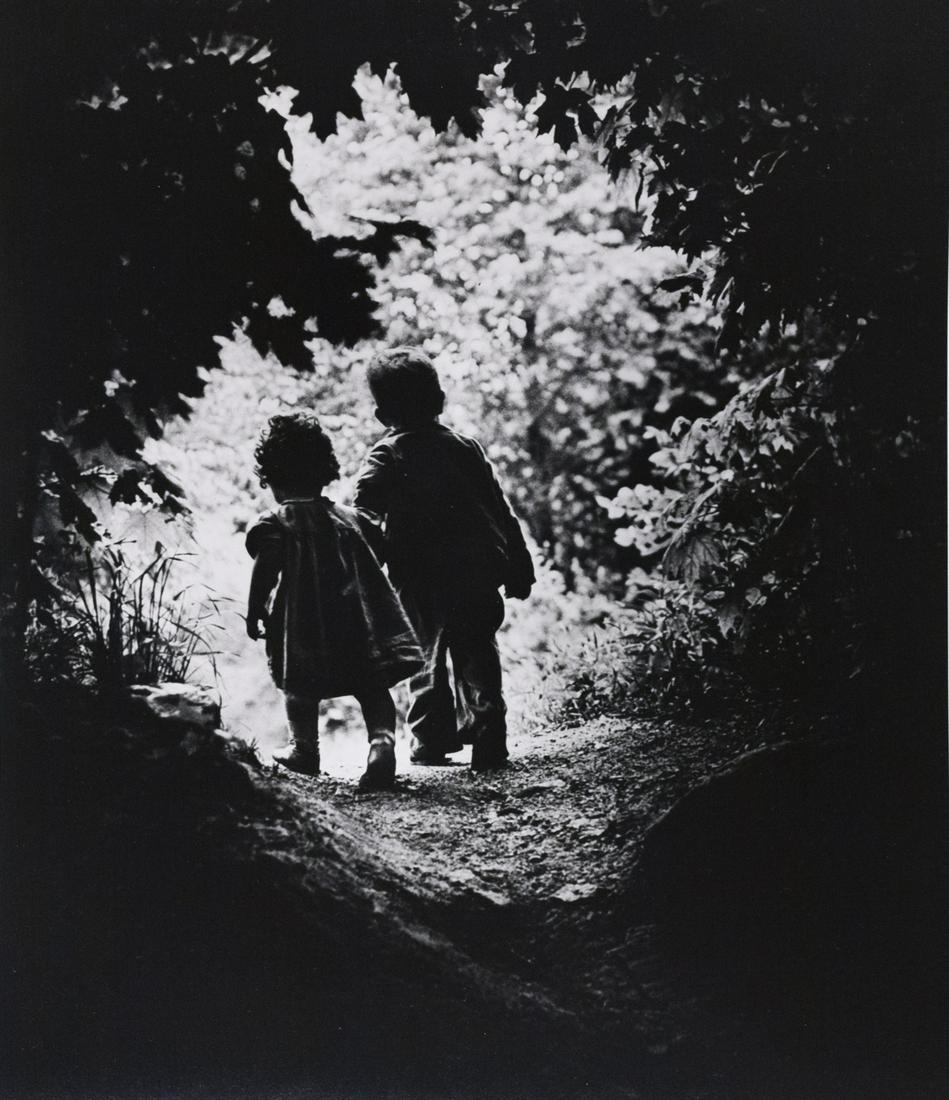 W EUGENE SMITH Walk to Paradise Garden Icon: W. EUGENE SMITH, Walk to Paradise Garden, 1946, Modernage print, 12.125x10.375", gelatin silver print, printed 1970s. Stamped with black ink on print verso: g [the rest of the stamp is illegible]. Sim