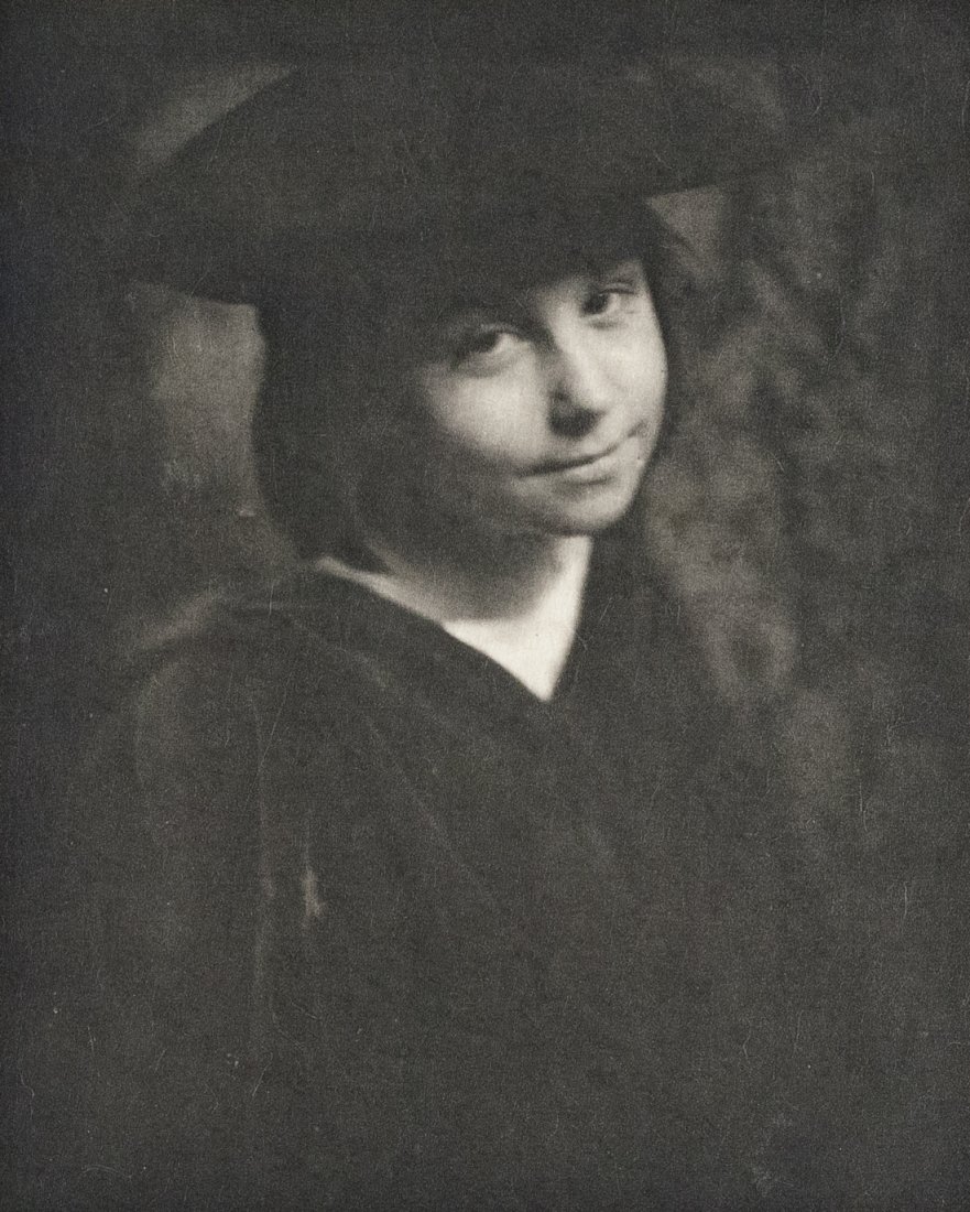 GERTRUDE KASEBIER Signed Camera Work 1903: GERTRUDE KASEBIER, Dorothy,, 1903, 7.5x6.4" photogravure, Printed c. 1903, signed Gertrude Kasebier on mount recto, inscribed in pencil on mount verso: ASG# GSK/1021 This is a rare signed Kasebier Cam