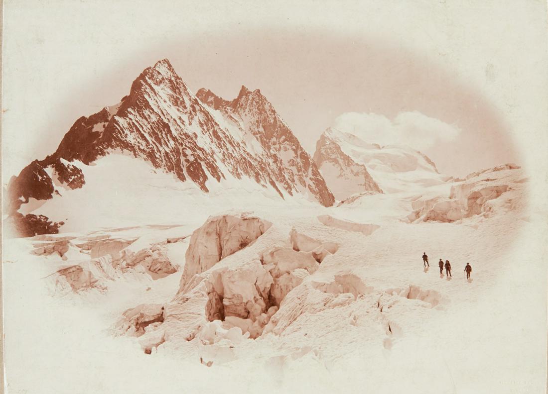 VITTORIO SELLA Man and Nature Crevasses of Glacier (1 of 3)