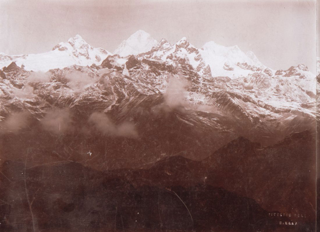 2 HIMALAYAS EVEREST giant Stereo View 1899 spectacular (1 of 5)