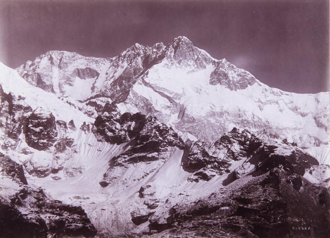 HIMALAYAS Kangchenjunga from S.W. 1899 sublime (1 of 3)