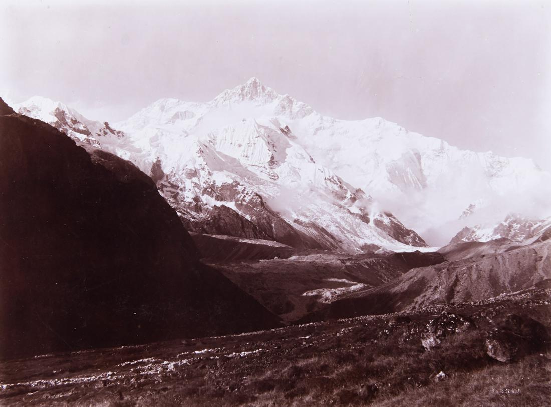 HIMALAYAS SIKKIM Kangchenjunga at Sunset 1899 sublime (1 of 3)