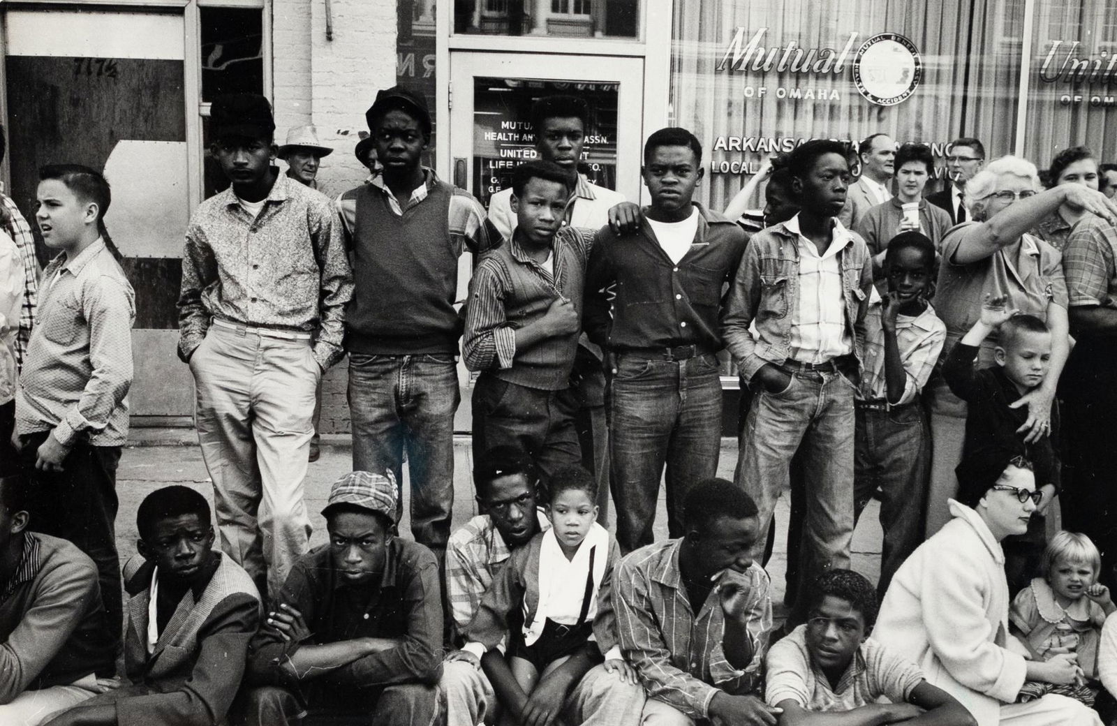 CONSTANTINE MANOS Street Scene Little Rock 1960s (1 of 3)