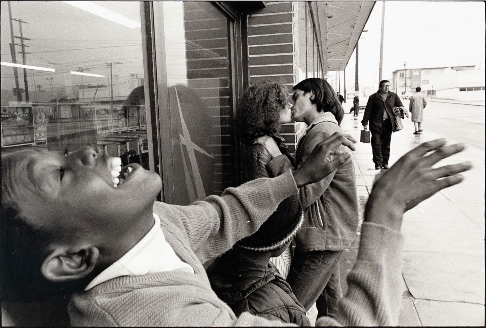 4 Prints by KEN GRAVES California 1970s: 1. KEN GRAVES. Playland, San Francisco, CA, c. 1970s. 7.5x11.1" gelatin silver print on 10.9x14" paper. Printed c. 1970s. Miscellaneous publishing marks in pencil on mount verso. 2. KEN GRAVES. Wheel