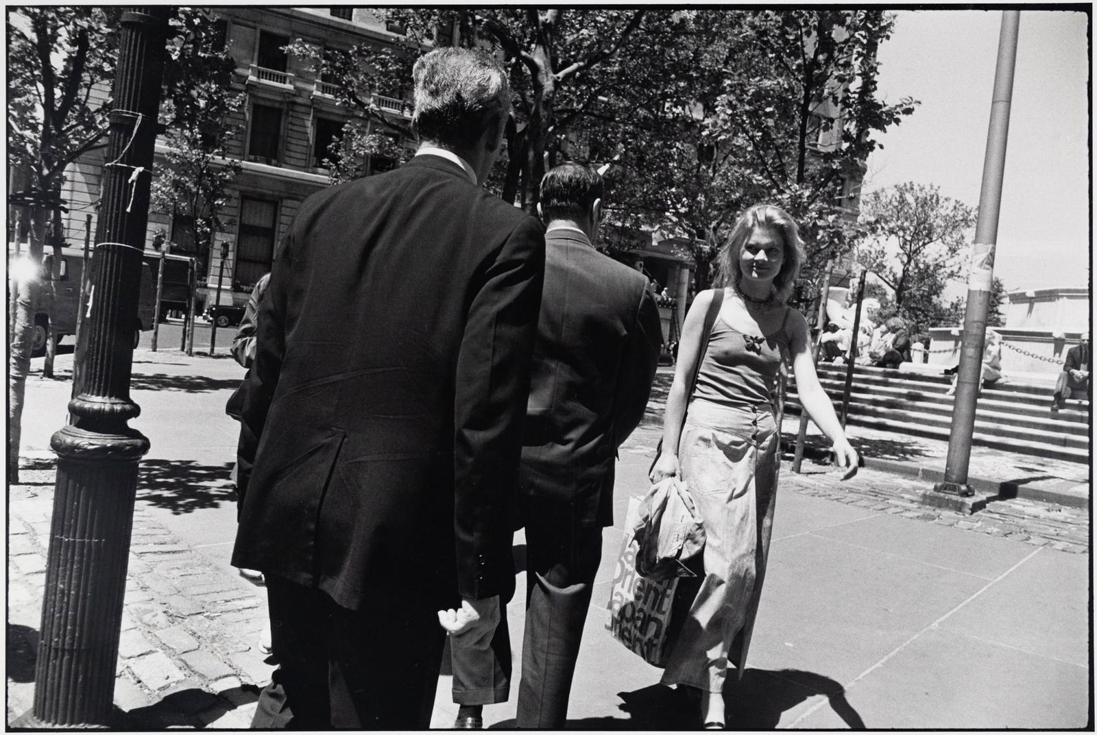 GARRY WINOGRAND Women are Beautiful 1970: GARRY WINOGRAND. Untitled (from Women Are Beautiful), c. 1970. 8.9x13.1" gelatin silver print on 11x14" paper. Printed c. 1980. Signed and inscribed in pencil on print verso: Garry Winogrand 20/20 AP;