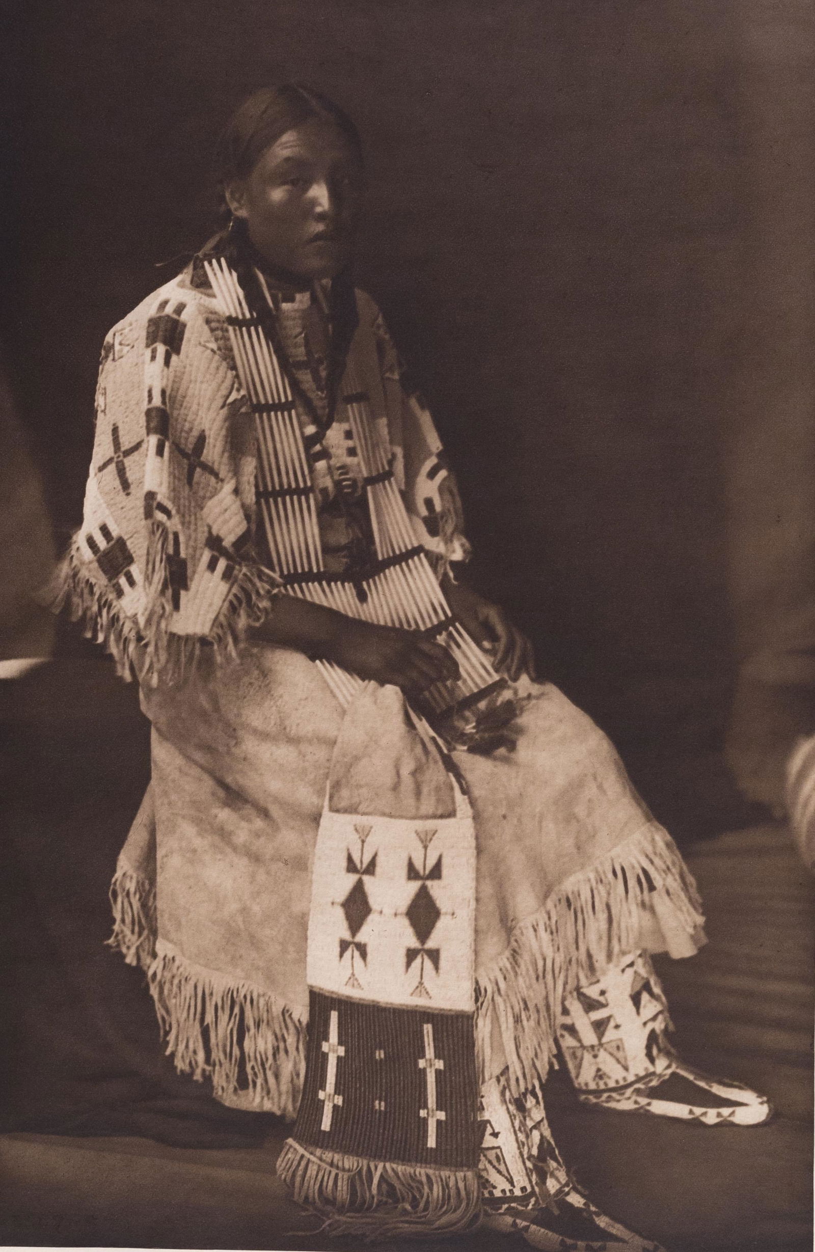 PLATE 97 SIOUX GIRL 1907 Photogravure (1 of 3)