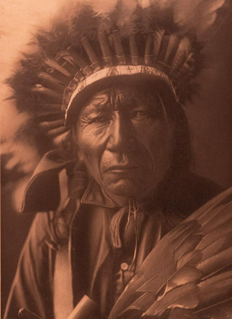 FAST THUNDER Sioux 1907 Copper Plate (1 of 2)