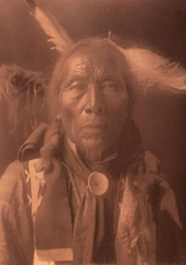 STRUCK BY CROW Sioux 1907 Copper Plate (1 of 2)