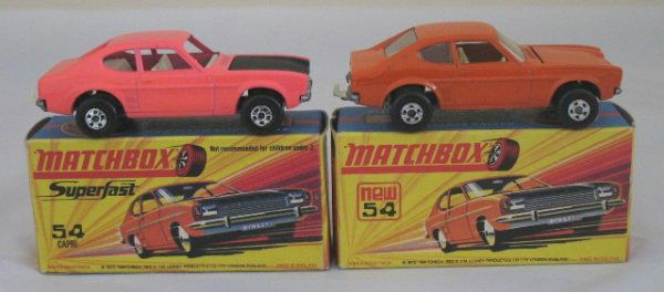 matchbox ford capri