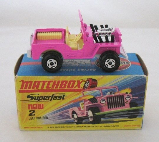 matchbox no 2 jeep hot rod