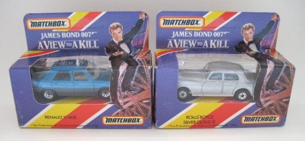 james bond matchbox