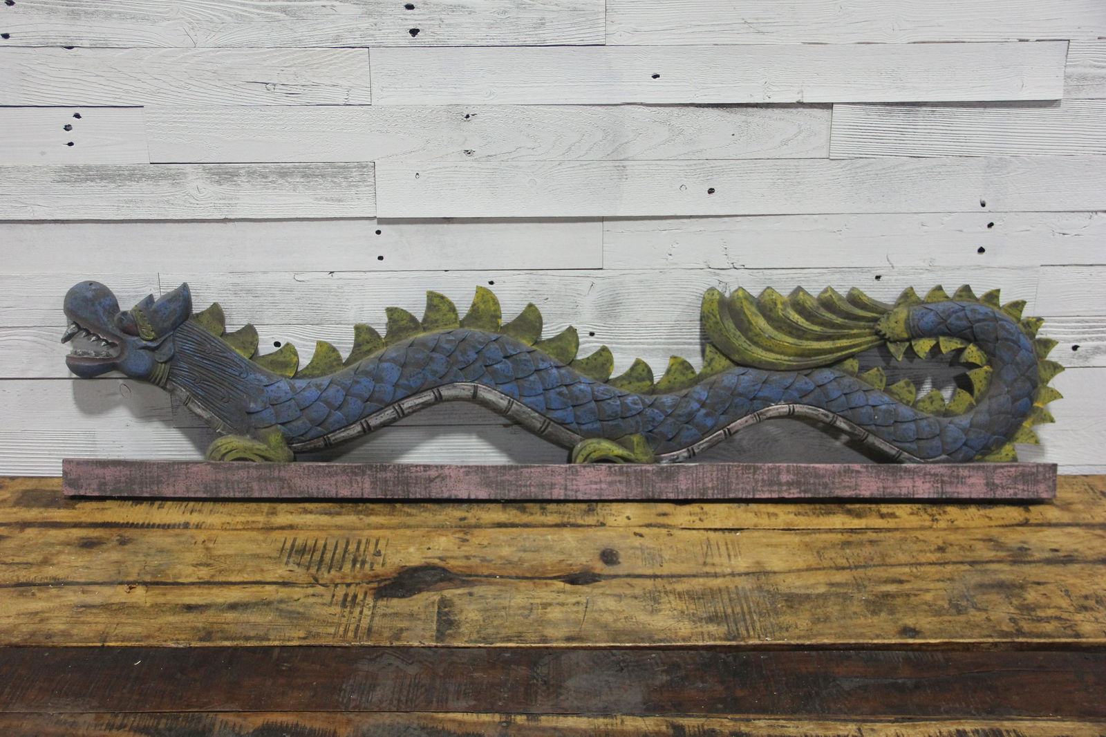 Hand Carved Primitive Serpent (1 of 3)