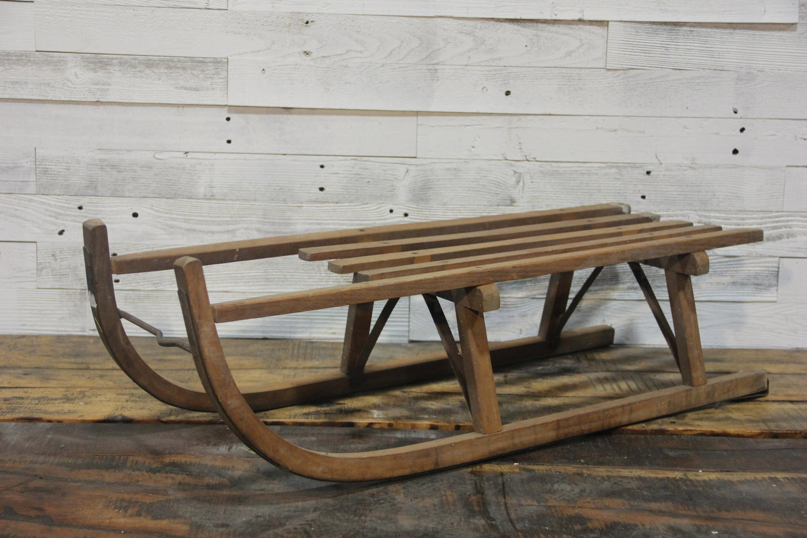 Vintage European Sleigh: E. European childs snow sleigh, the winter is near and time to start decorating accordingly!