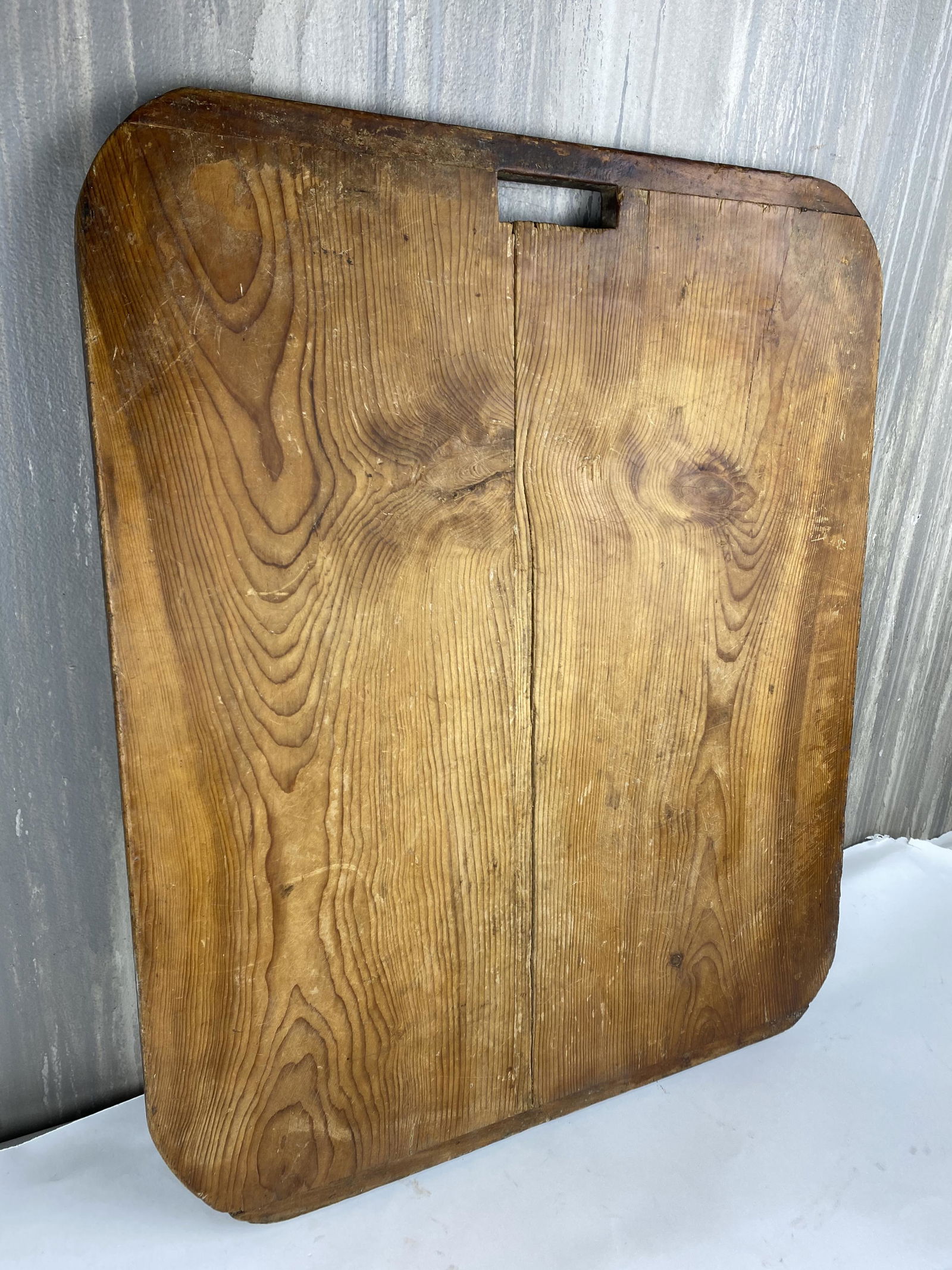 Extra Large European Bread Board: This beautiful vintage breadboard from Eastern Europe was once used to let dough rise before baking. Use it as the perfect tray for large cheese platters and hors d'oeuvres