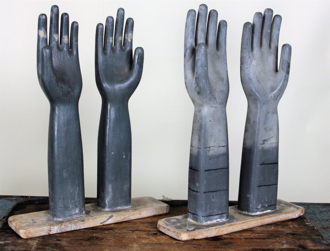 Lot of 2 Vintage Glove Molds (1 of 5)