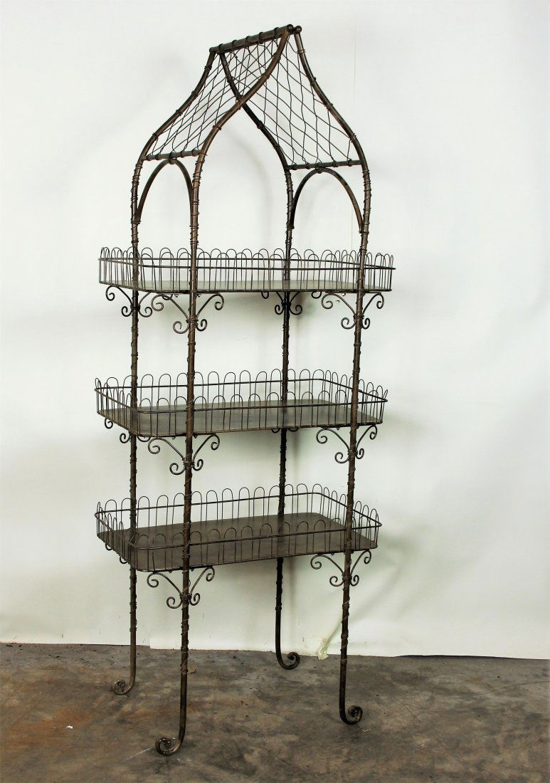 Three Tier Metal Plant Stand (1 of 6)