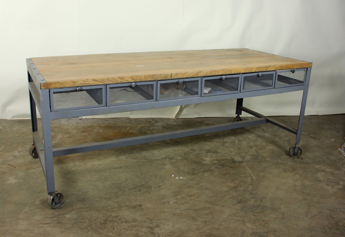 Double Sided Industrial Shop Counter/Island (1 of 9)
