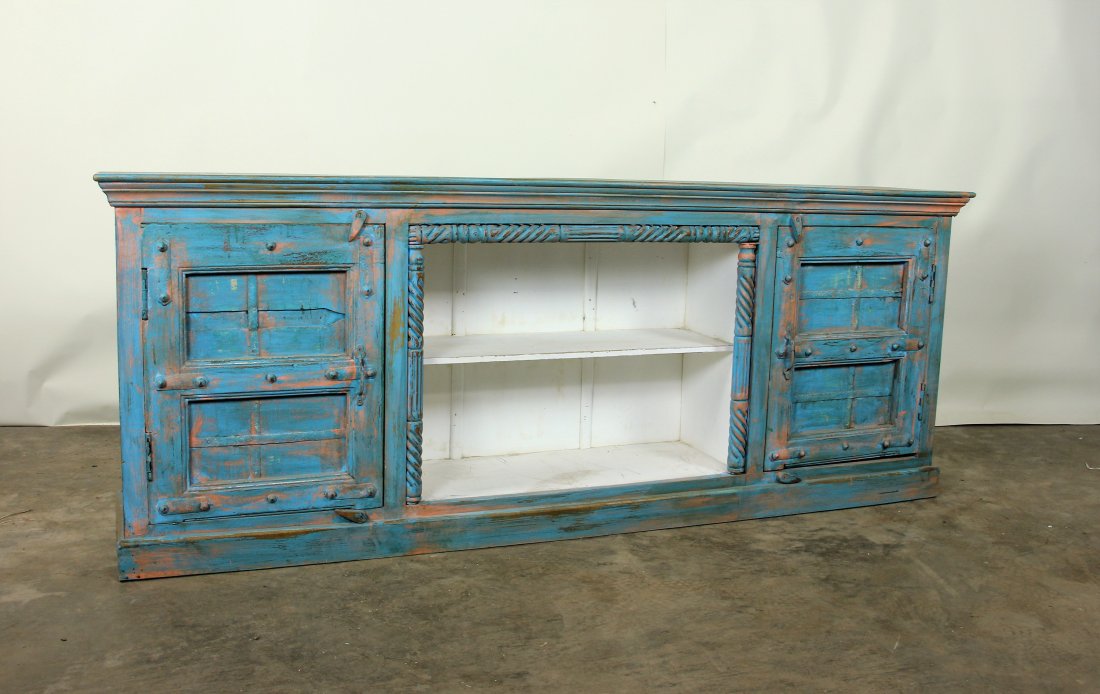 Long Two Door Wooden Console (1 of 10)