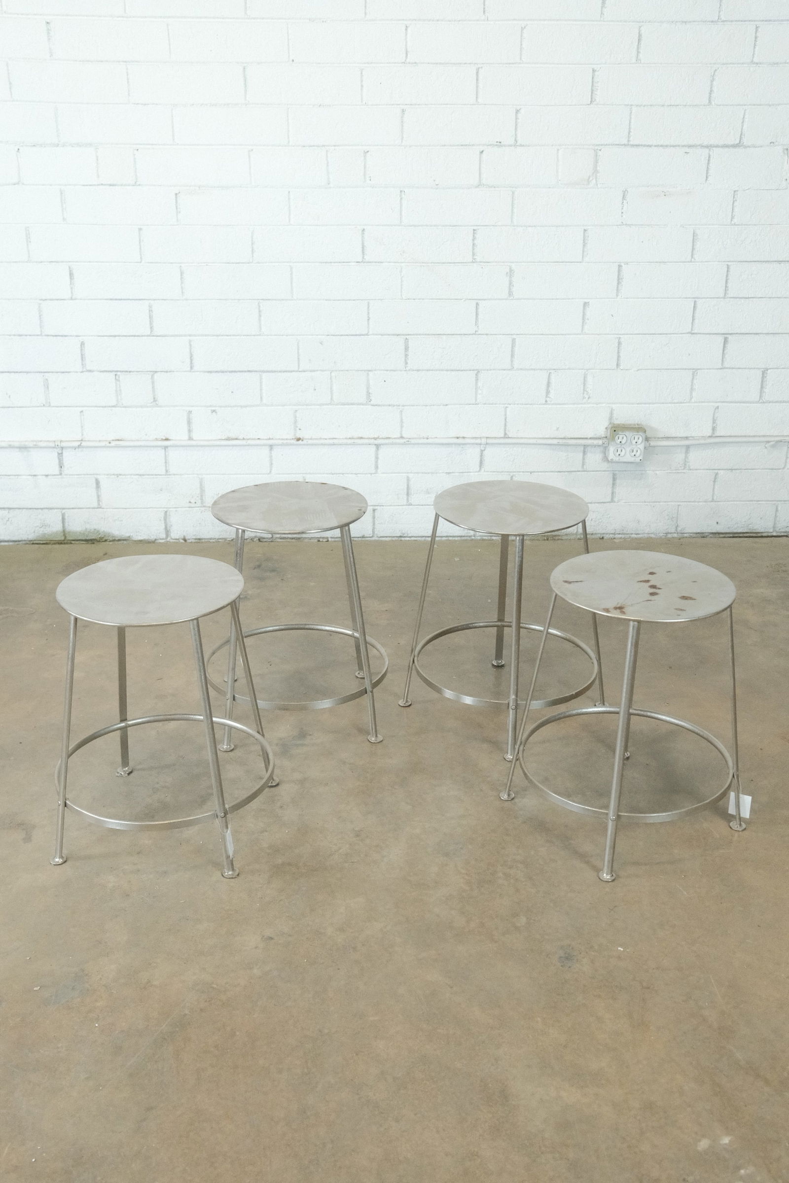 Chrome Stools, set of 4 (1 of 3)