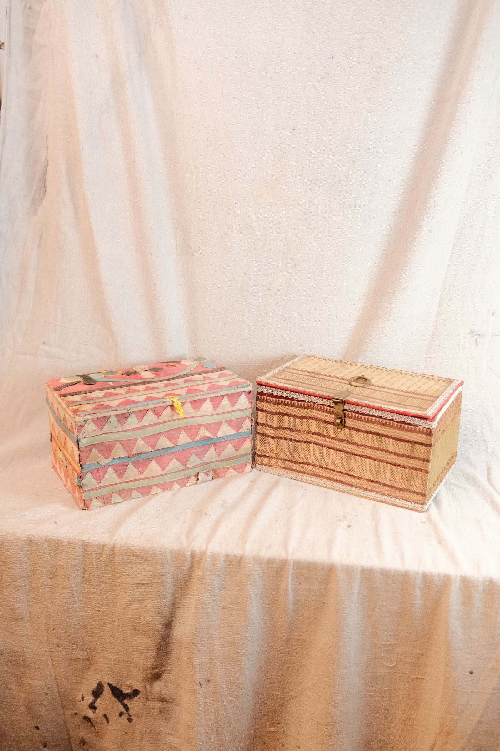 Fabric Covered Trinket Box (1 of 4)
