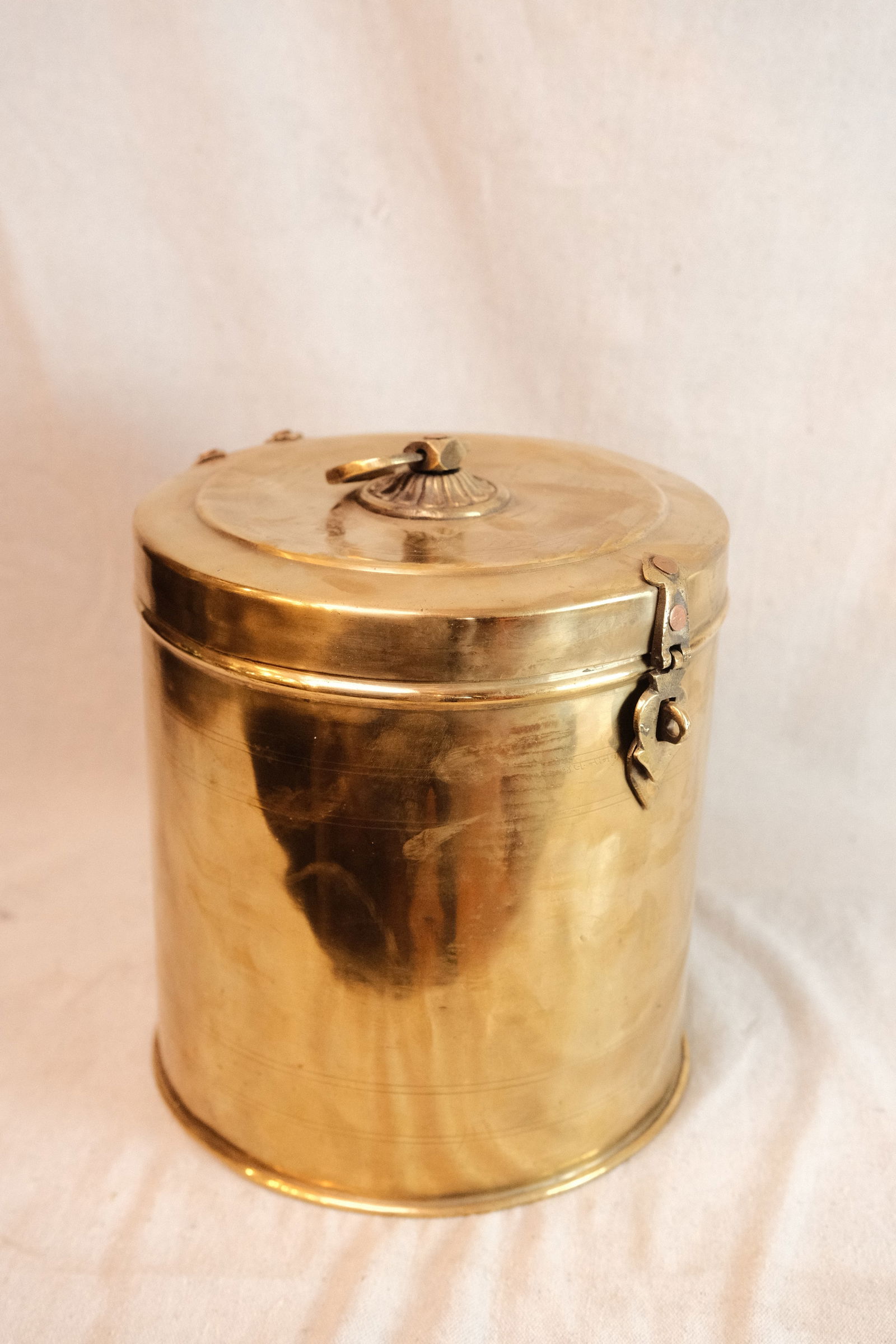 Vintage Brass Food Storage Container (1 of 4)