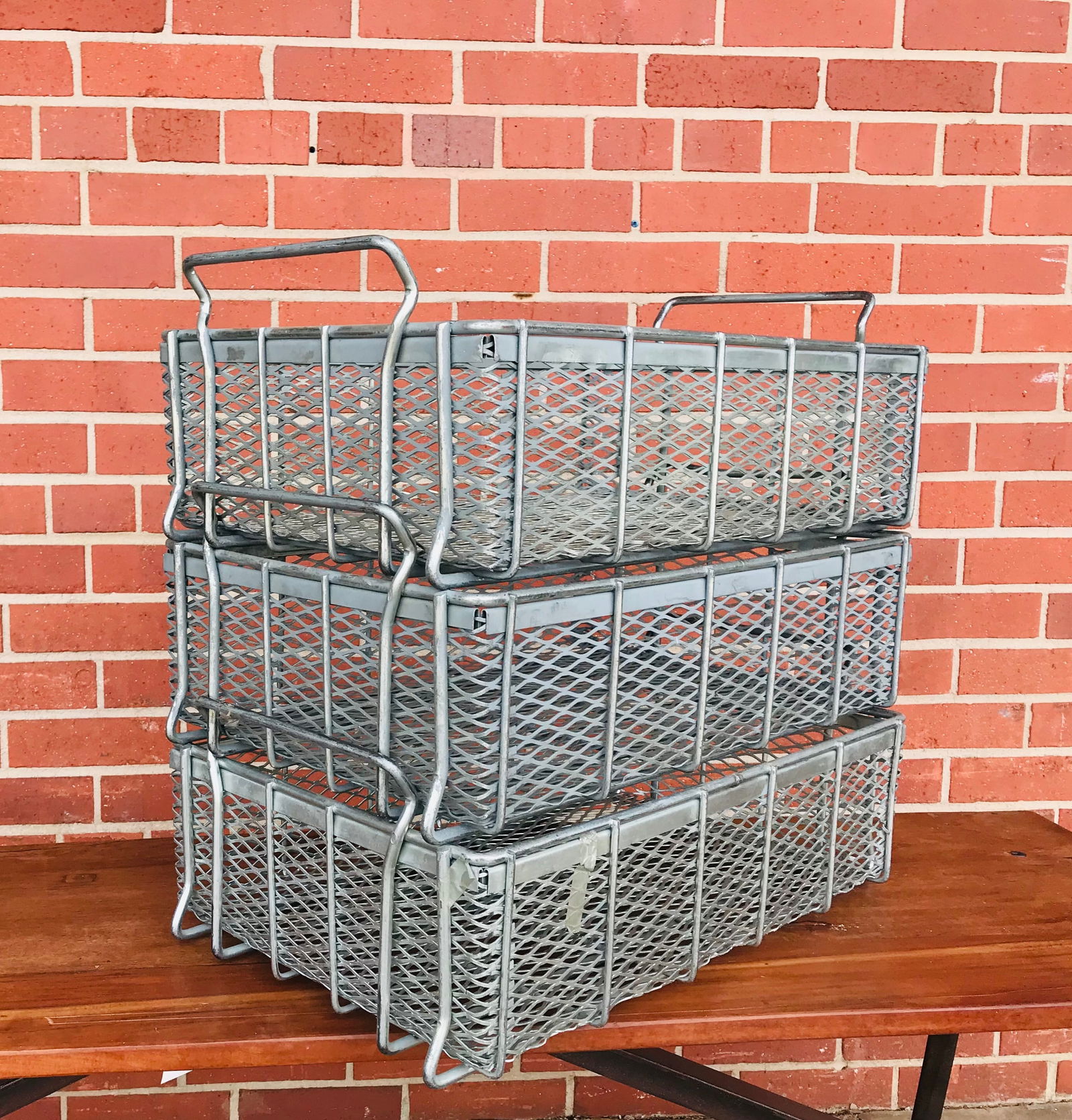 Industrial Style Metal Stacking Crates (1 of 5)